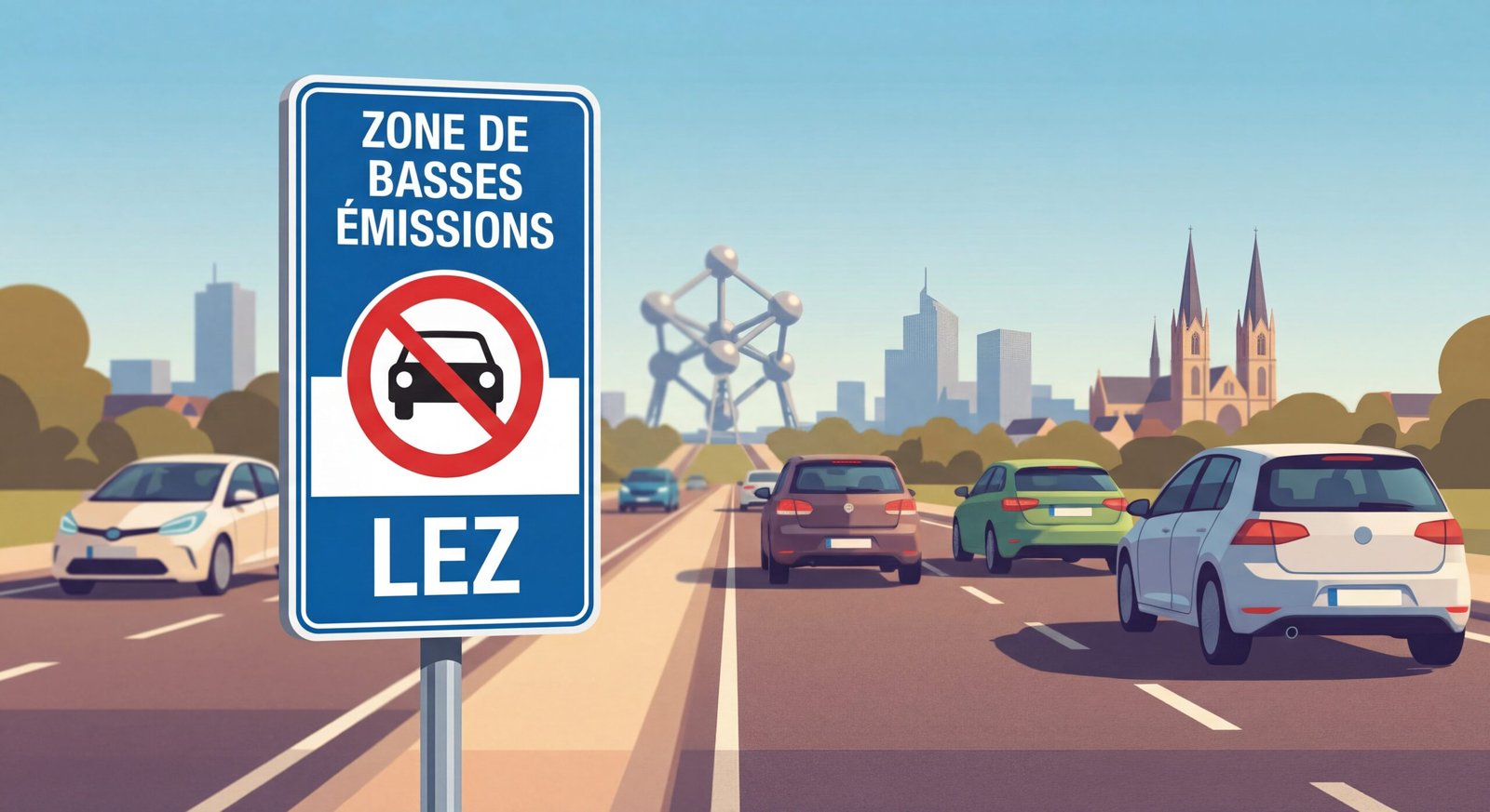 Panneau de zone à faibles émissions