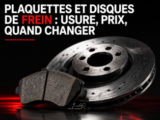 Plaquettes et disques de frein usés : contrôle de l'usure et remplacement sur une voiture en Belgique