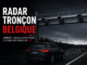 Radar tronçon sur autoroute en Belgique mesurant la vitesse moyenne des véhicules, illustration d'un article expliquant le fonctionnement des contrôles et les amendes 2026.